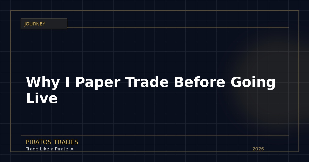 Why I Paper Trade Before Going Live