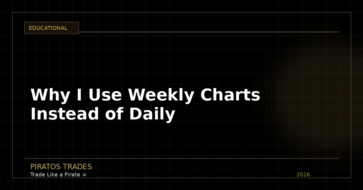 Why I Use Weekly Charts Instead of Daily